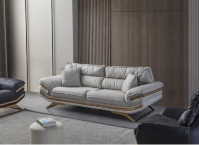Stilvoll Wohnzimmer Möbel Design 3-Sitzer Sofa Weiße Farbe Exklusive