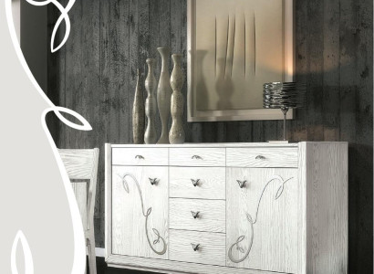 Sideboard Kommode Schrank Luxus Kommoden Schrank Regal Möbel Holzschrank Italy