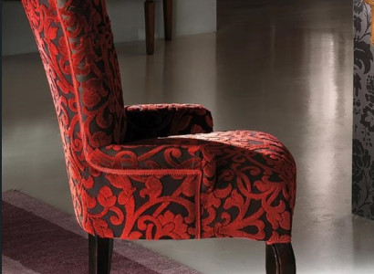 Wohnzimmer Lehn Stühle Luxus Sessel Stuhl Holz Braun Italienische Möbel Polster