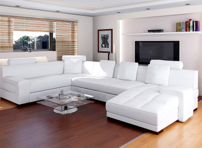 Wohnlandschaft Ecksofa Sofa Couch Polster Sitz Garnitur Sofas Couchen