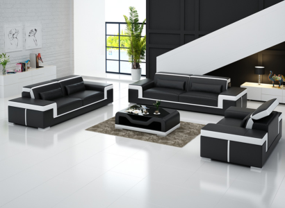 Sofa 3+1+1 Sofagarnitur Sitzer Set Design Polster Couchen Couch Modern
