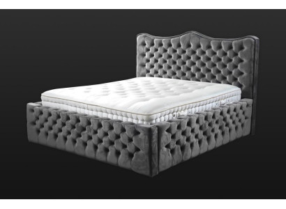 Chesterfield Bett Samt Betten Doppelbett 160x200 Design Hotel Einrichtung