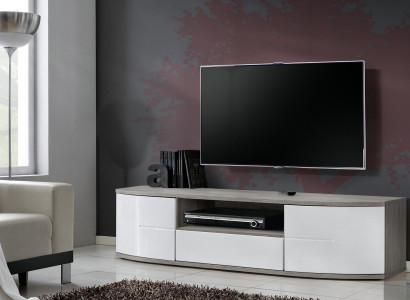 TV-Ständer Wohnzimmer Weiß Lowboard Modern Einrichtung Holz Neu Möbel
