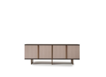 Sideboard Anrichte Kommode Holz Esszimmer Beige Schrank Holzschrank