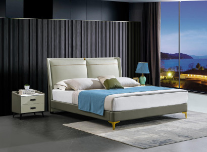 Designer Polsterbett Bett Betten Doppelbett Ehebett Designerbett NEU