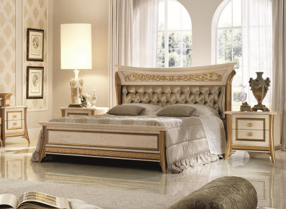 Bett 2x Nachttisch Design Klassischer Schlafzimmer 3tlg. Luxus Betten Set Möbel