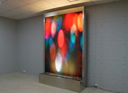 Wasser Wand Water Wall Säule Unterschrank Ragal Vitrine Wasserwände