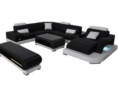 Sofa Couch Polster Sitz Ecke Moderne Couchen U Form Wohnlandschaft Garnitur Neu