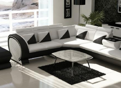 Designer Ecksofa Wohnlandschaft Sofa + USB Polster Garnitur Lounge Sofas Couchen