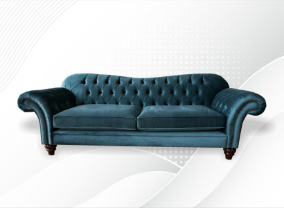 Sofa Luxus Textil Chesterfield Couch Sofas Polster Big 3 Sitzer Garnitur