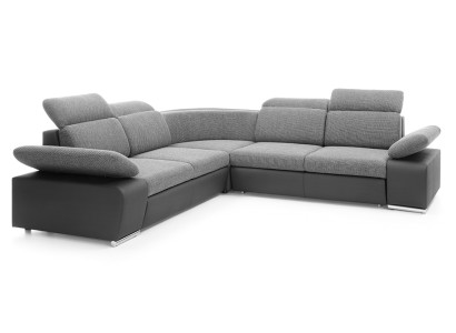 Design Ecksofa Couch Leder Multifunktion Sofas Wohnlandschaft Textil