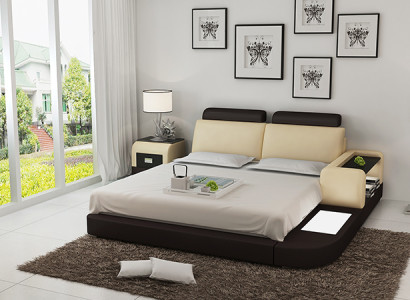 Designer Bett Polsterbett Luxusbett Doppelbett Ehebett Betten 140/160/180 cm