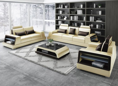 Design Couch Sofa Garnitur Polster Sofas Couchen Sitz Garnituren Neu 3+1 Sitzer