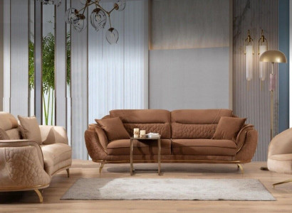 Sofagarnitur 3 3 1 Sitzer Stoff Couchen Polster Garnitur Sofas Design