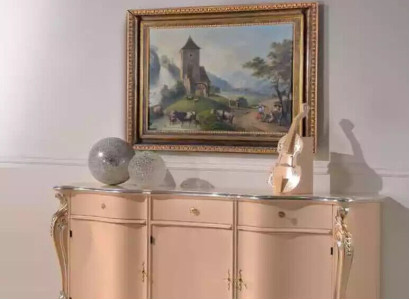Sideboard Kommode Luxus Beige Schränke Holz Holzschrank Schrank 200x57x100