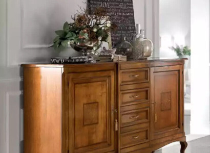 Sideboard mit Schubladen Holz Kommode Wohnzimmer Schrank Massiv Neu