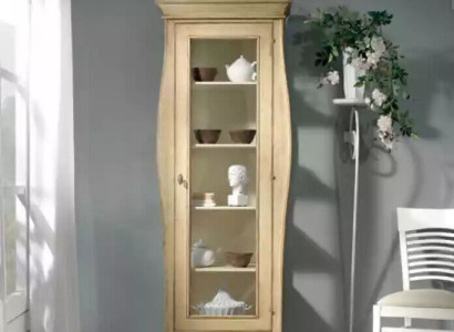 Anrichte Luxus Vitrine Glas Schrank Klassische Stil Italienische Möbel