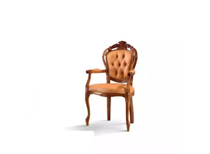 Stuhl 1 Sitzer Esszimmer Holz Luxus Italien Möbel Design Klassische Neu