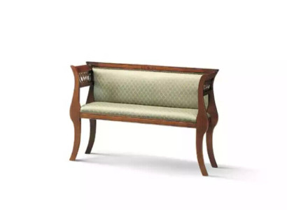 Sitzbank Klassische Designer Sitzmöbel Wohnzimmer Polsterbank Braun