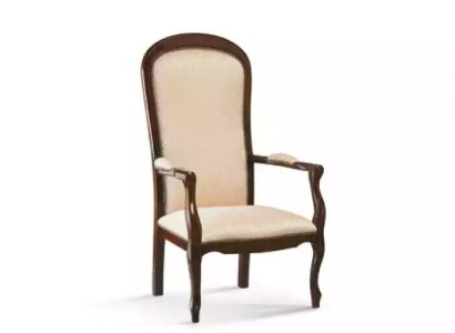 Wohnzimmer Sessel 1 Sitz Couch Polster Luxus Textil Design Holz Möbel