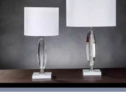 Tischlampe Kristallkronleuchter klassische Beleuchtung Tischbeleuchtung