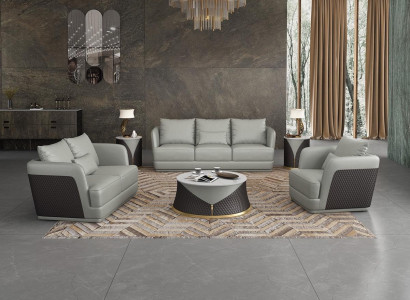 Design Sofagarnitur Sitz Polster Couch 321 Garnituren Ledersofa Polster Couchen
