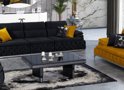 Sofagarnitur 3+3 Sitzer Set Design Sofas Polster Couchen Stoff Relax