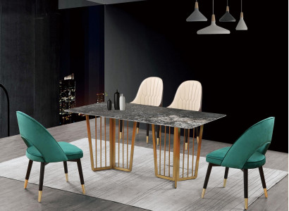 Designer Esstisch Tisch Esszimmer Wohnzimmer Design Tische 180x90cm
