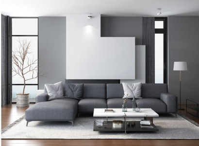 Wohnlandschaft L-Form Ecksofa Leder Couch Design Polster Garnitur Sofa