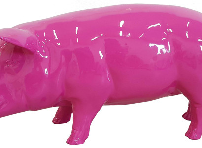  Abstrakte Figur Statue Gartenfiguren Dekoration Statuen Skulpturen Schwein Neu