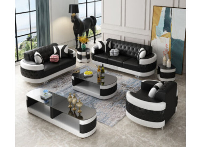 Modern Luxus Sofagarnitur 3+2+1 Sitzer Set Design Sofa Polster Couchen Couch Neu