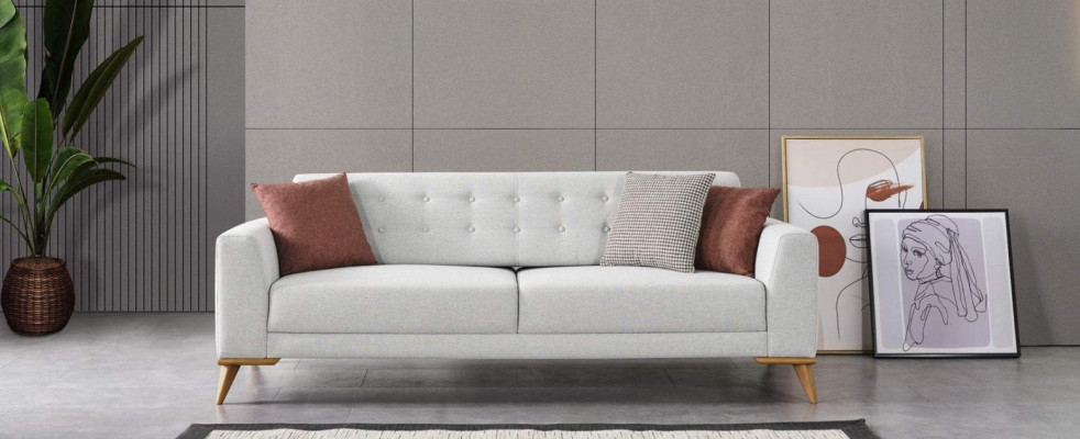 Wohnzimmer set Stilvoll Sofagarnitur 3+3+1 Sitzer Luxus Couchen Sofa Möbel