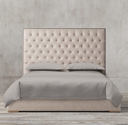 Chesterfield Designer Bett Schlafzimmer Textil Leder Polster 140/160/180/200 cm