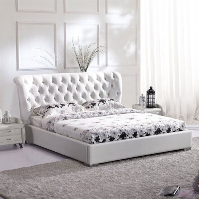Chesterfield Bett Schlafzimmer Betten Textil 180x200cm Samt Big Hotel Betten Neu