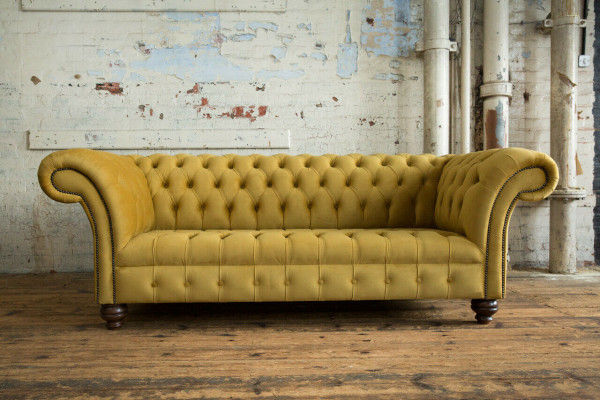 Textil Sofa 3 Sitzer Sofa Polster Sofas Design Luxus Couch Möbel Dreisitzer Neu