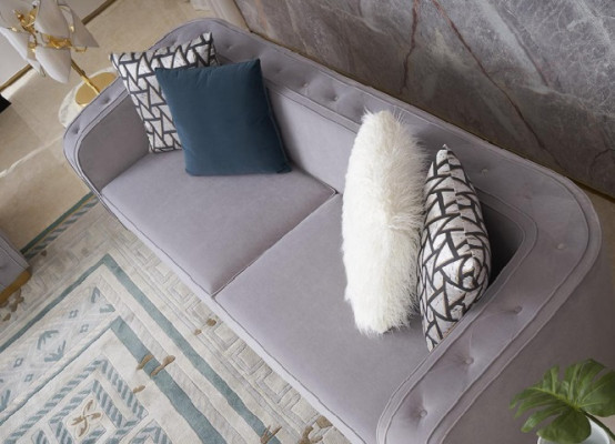 Sofagarnitur 3+2+1 Sitzer Set Design Sofas Polster Couchen Textil Moderne Relax