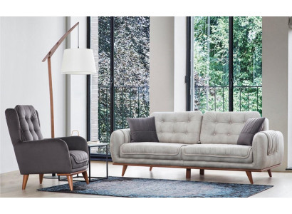 Sofa Couch 3+1 Sitz Sofagarnitur Couchen Polster Möbel Sofas Set Gruppe