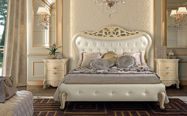 Bett Polster Design Doppel Betten Schlafzimmer Holz Chesterfield Bettrahmen Neu