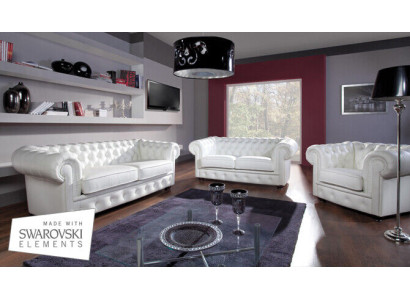 Sofagarnitur 3+1+1 Sitzer Design Relax Sofas Polster Moderne Couchen