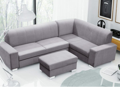Sofa Schlafsofa Designer Sofa mit Bettfunktion + Bettkasten Ecksofa Couch NEU