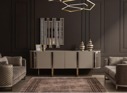 Sideboard Spiegel Kommode Schrank Kommoden Designer Luxus Schränke Holz Modern