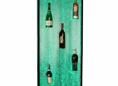 Wasser Wand Säule Water Wall Regal Bar Regal Schrank Möbel LED