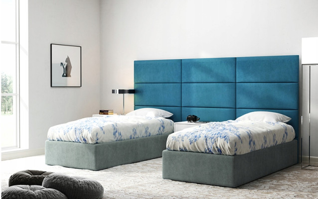 Wandverkleidung Wandpaneelen Verkleidung Textil Polster Paneel Hotel 60x30cm Neu