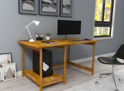 Schicker Arbeitstisch Designer Wohnzimmertische Ablagentisch Holz Möbel