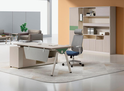 Stilvoller Ecktisch Designer Arbeitszimmer Luxus Möbel Edle Bürotische