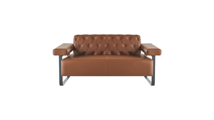 Chesterfield Couch Stil 3-Sitzer 2-Sitzer Sofas Ledersofas Modern Edelstahl