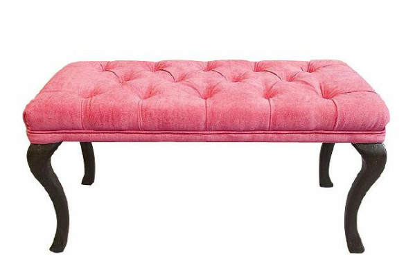 Chaise Lounge Chesterfield Liege Sitz Hocker Leder Textil 50x50x45 /120x40x45