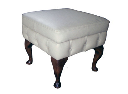 Hocker Chesterfield Beistellhocker Ottomane Couch Leder Stoff Textil Sitz Neu