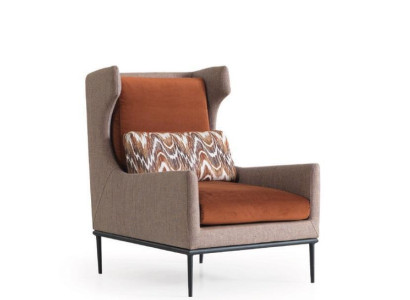 Wohnzimmer Sessel Couch Polster Design Textil 1 Sitz Couchen Polster